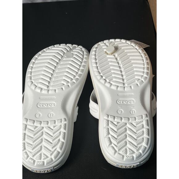 Crocs Crocband Camo Flip Flops 205943-94S White/Brown NWT SZ M9/W11 - Picture 6 of 6